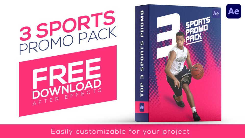 3 free sports promo video pack for After Effects - Image 2